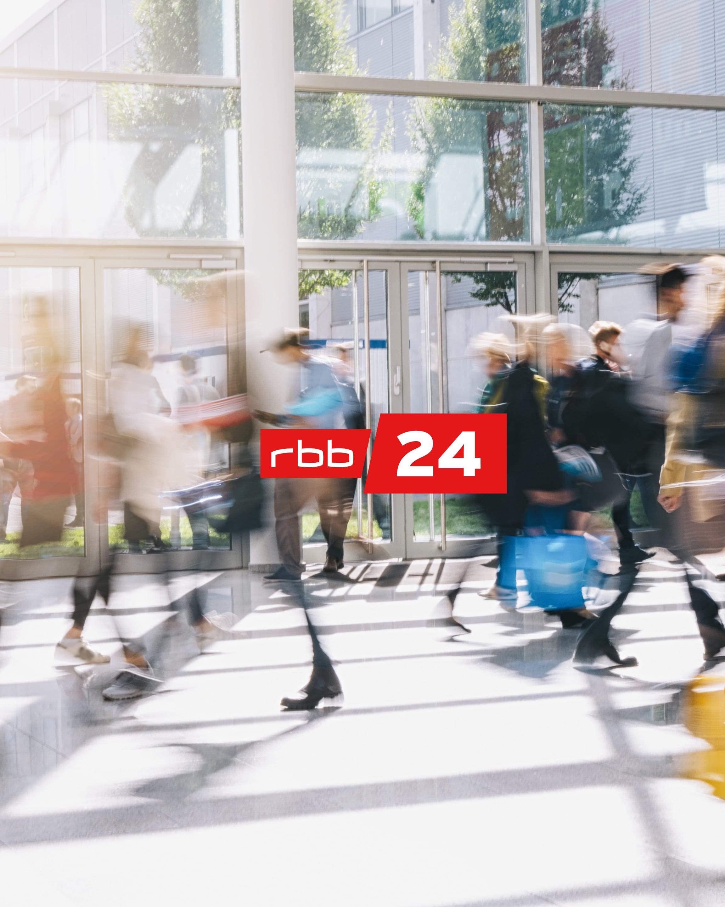 Menschen in Bewegung und rbb24 Logo