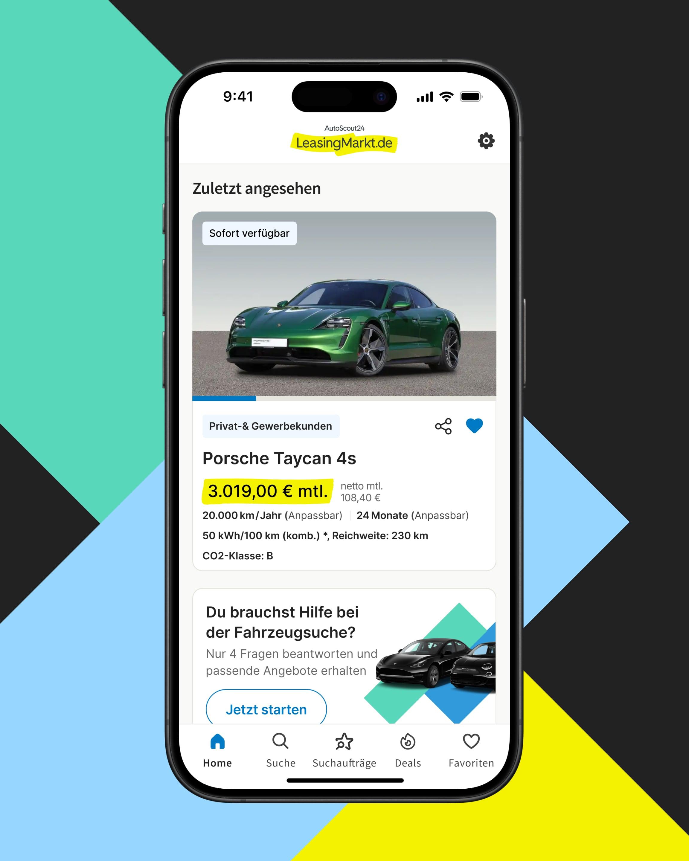 Leasingmarkt.de App Screen