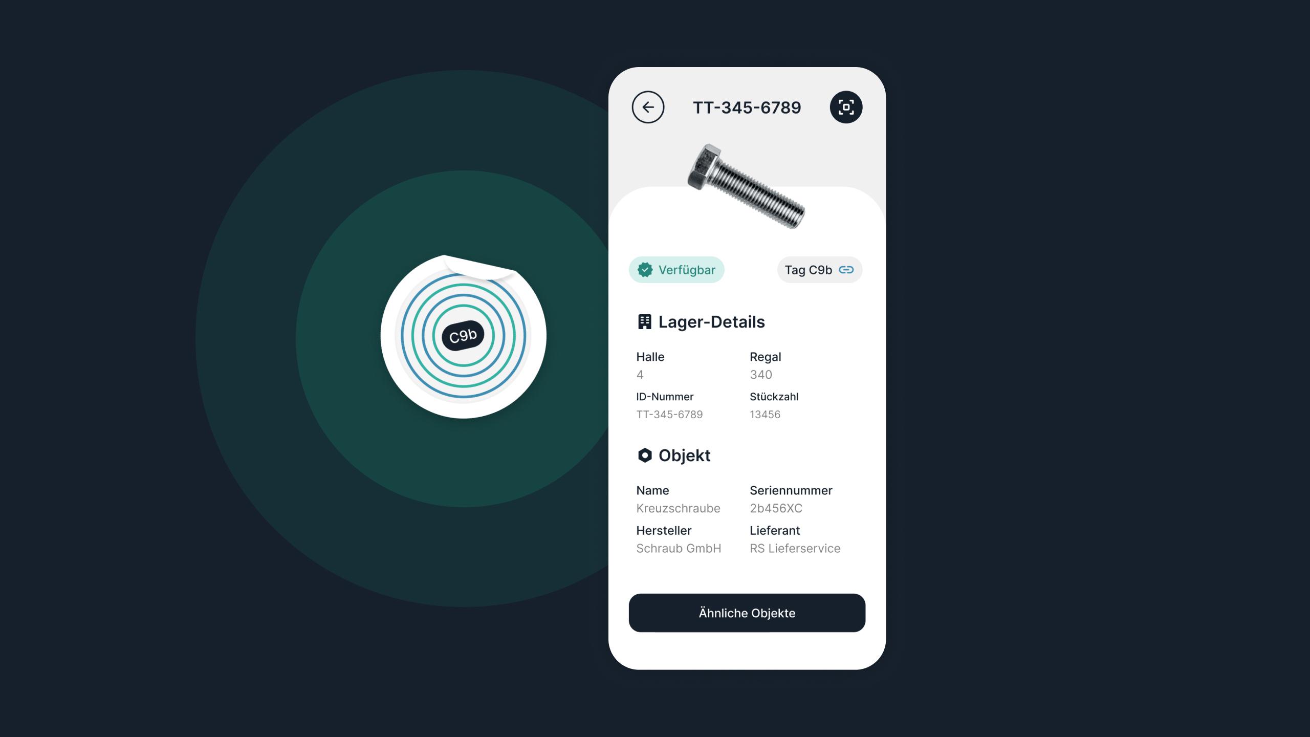 Identification of objects using NFC