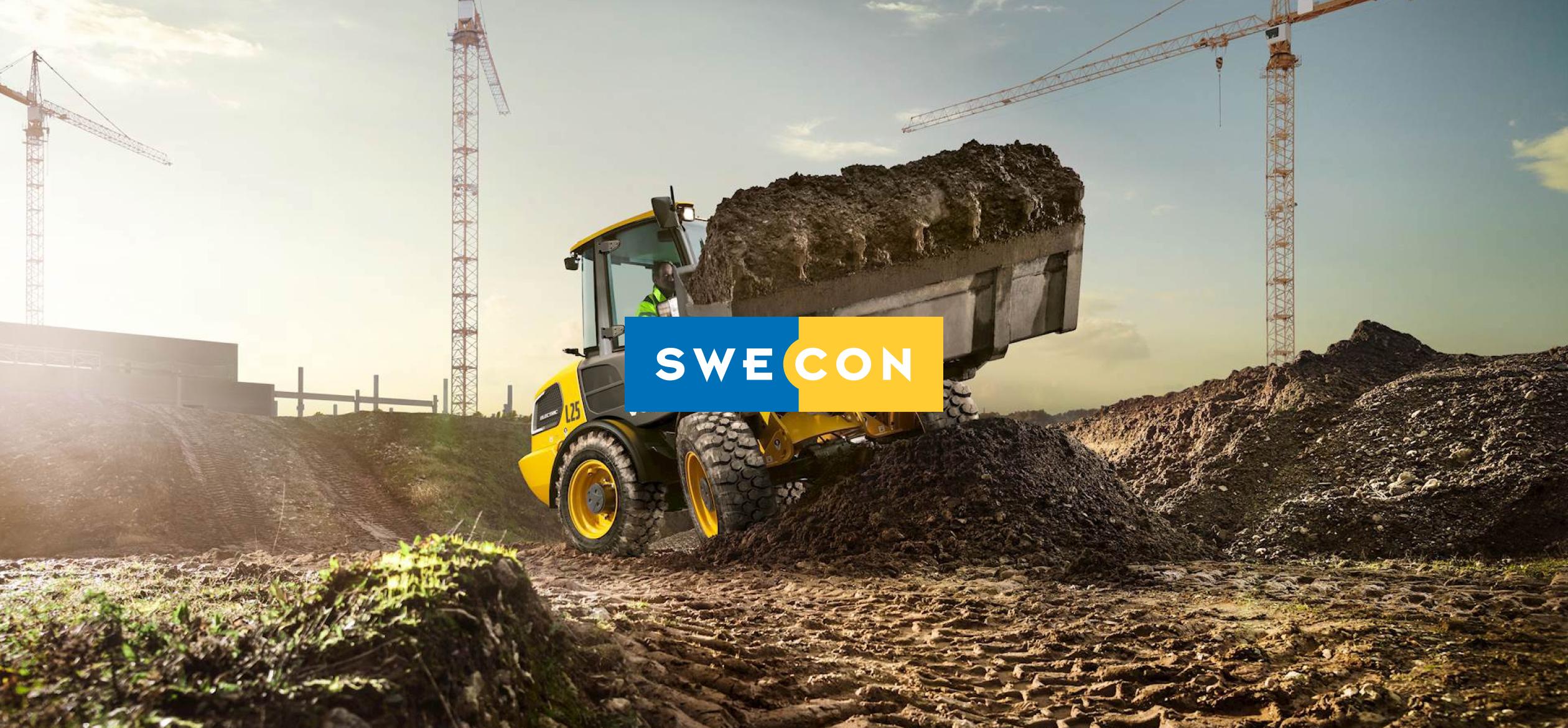 Construction machine Swecon logo