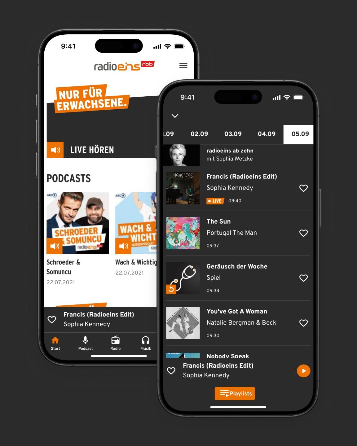 radio eins app