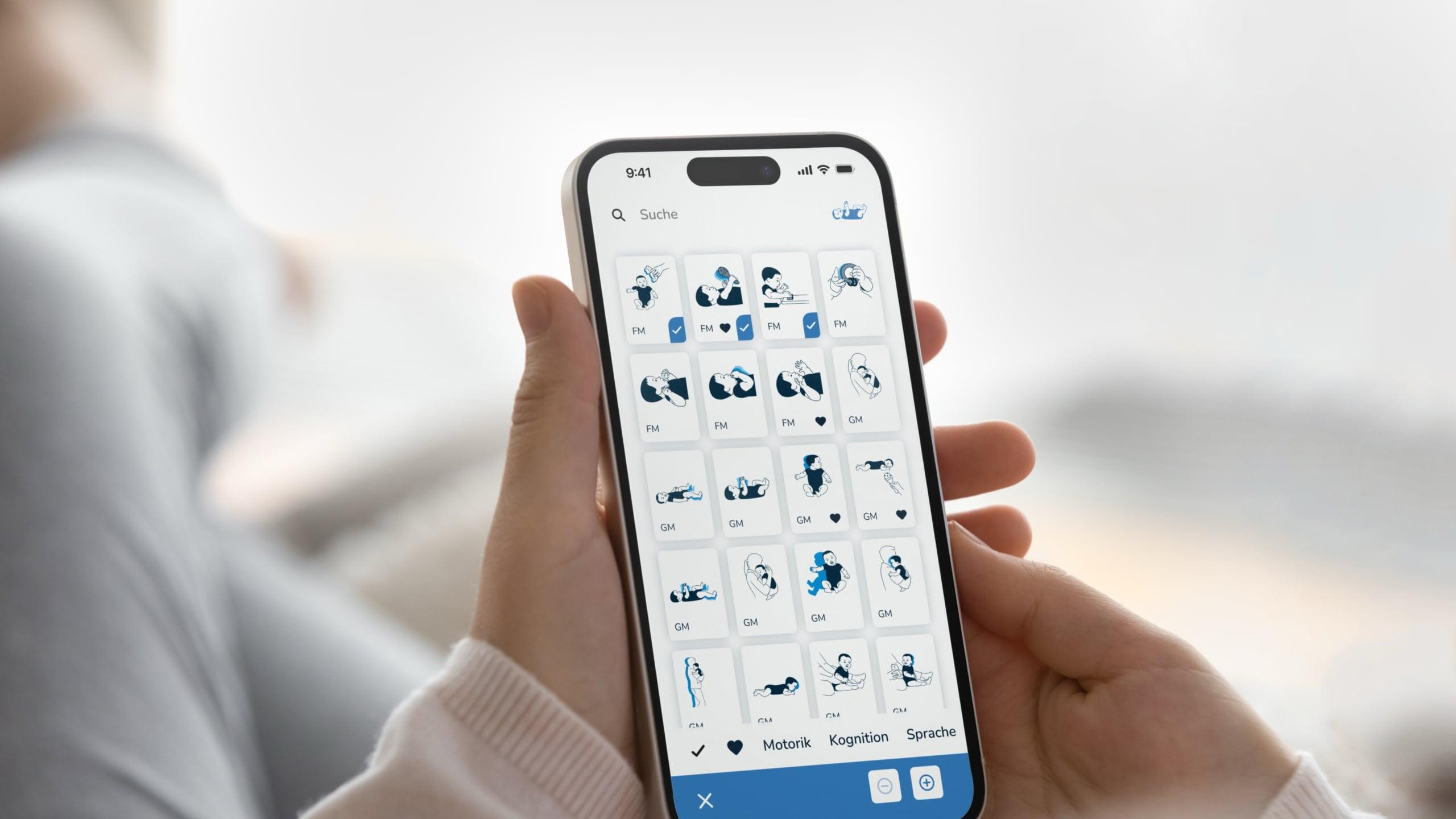 Pebbles App Mockup