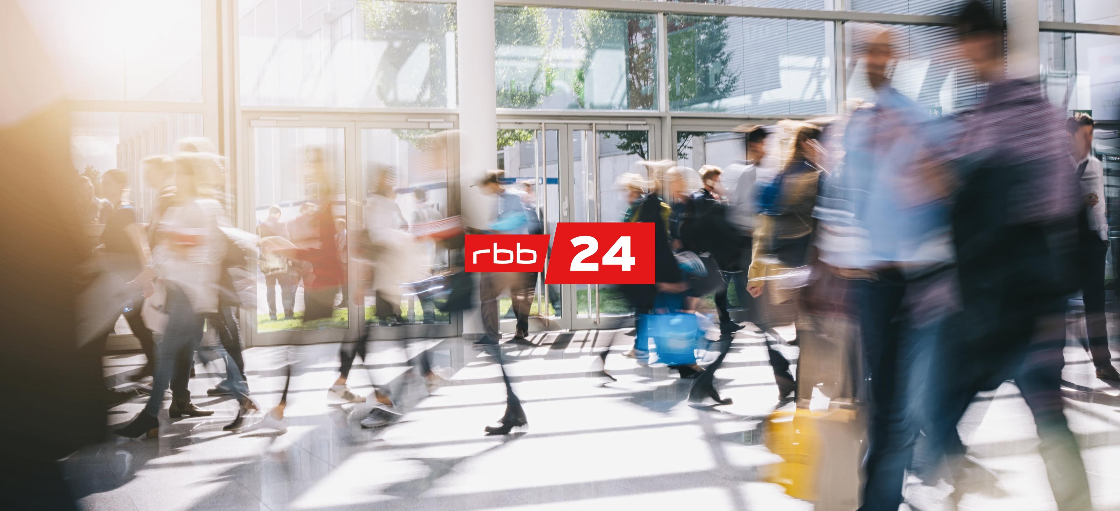 Menschen in Bewegung und rbb24 Logo