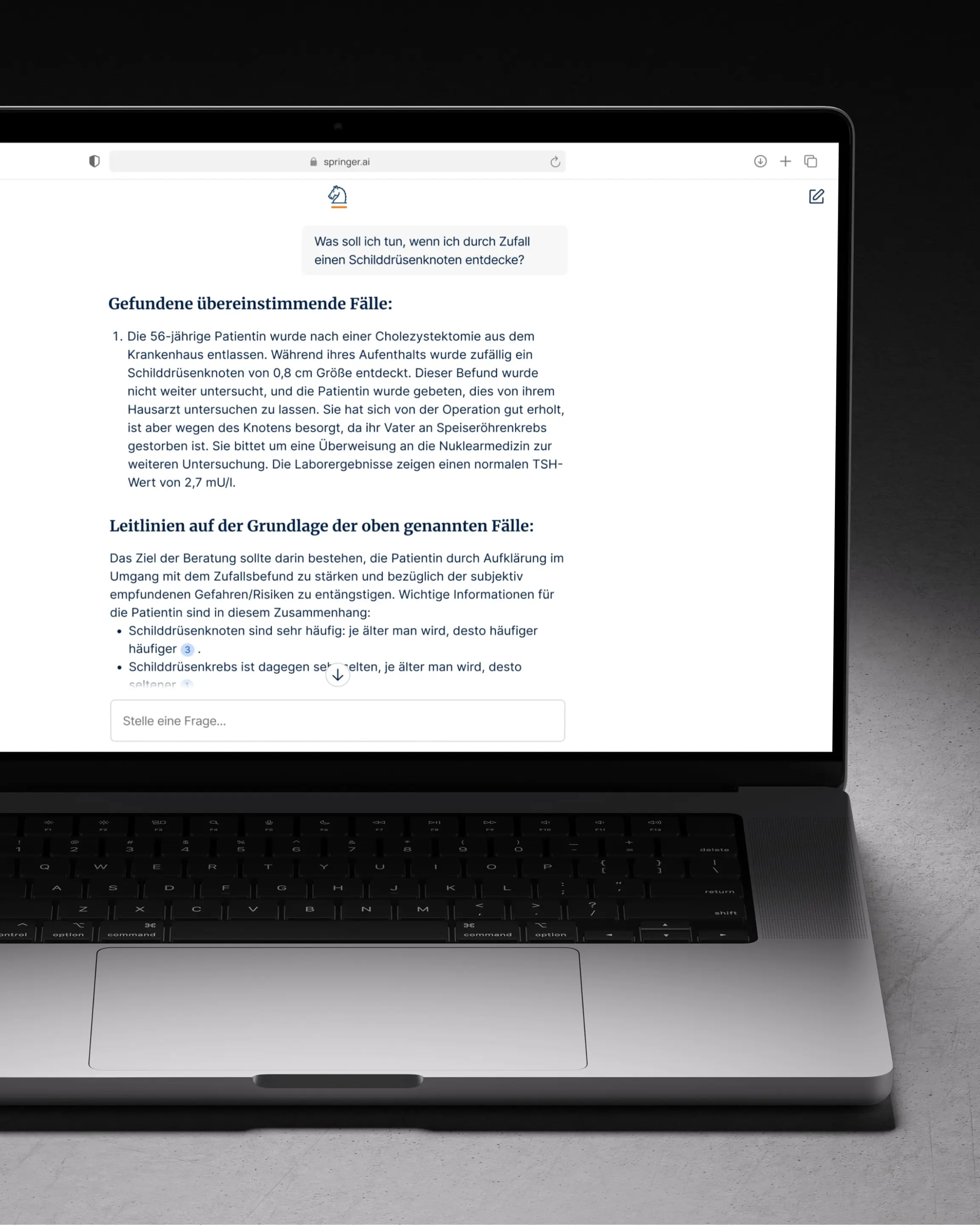 Casepilot KI Agent für Springer Medizin