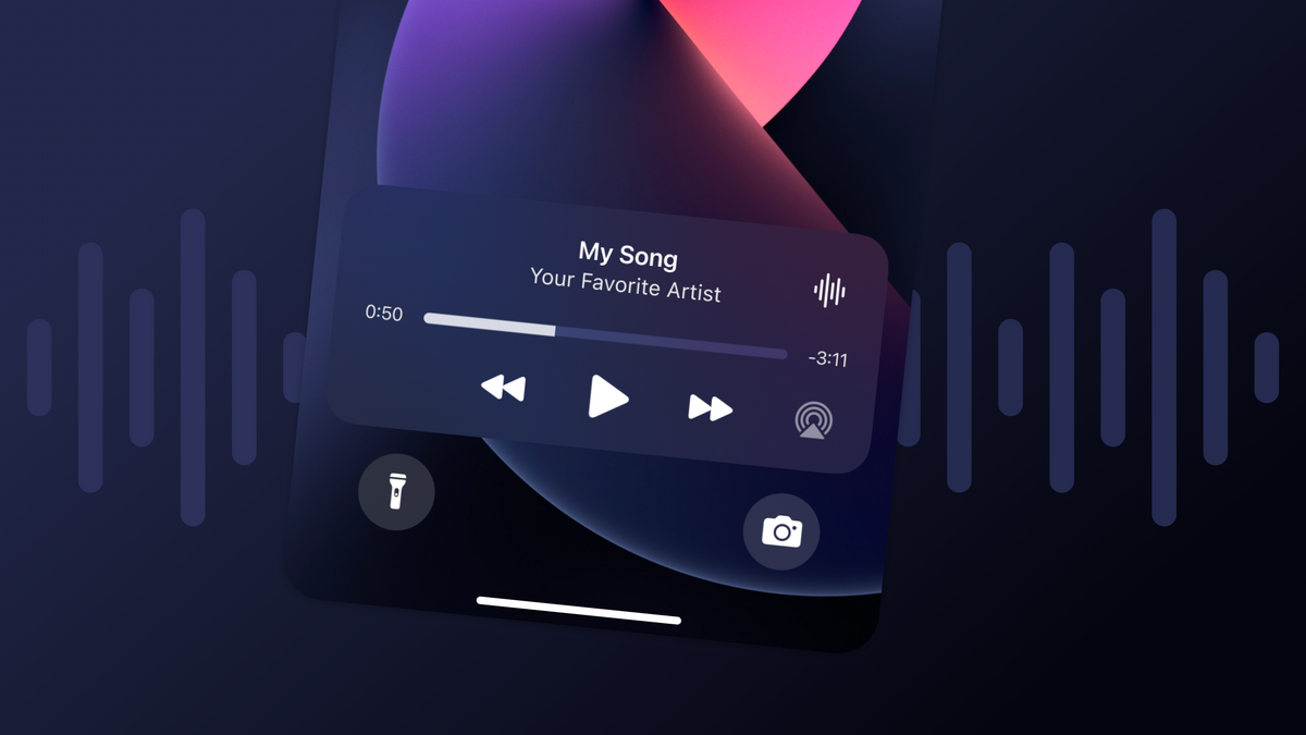 Lock screen audio controls in React Native