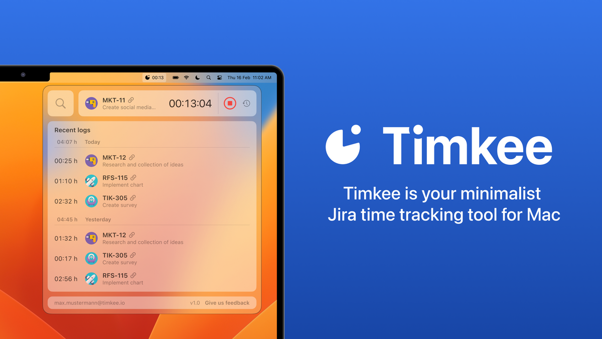 Timkee: Jira time tracking but better