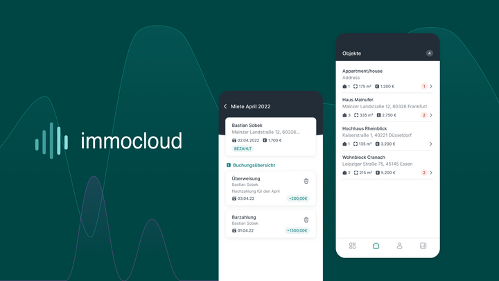 immocloud - digitale Immobilienverwaltung geht App