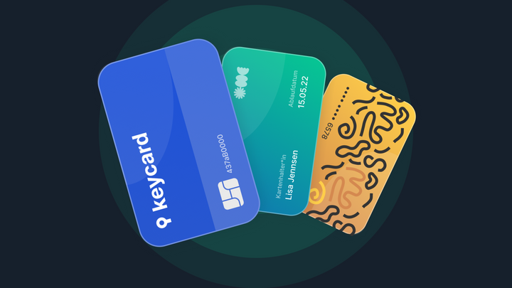 3 NFC Karten - Schlüsselkarten + Bankkarte
